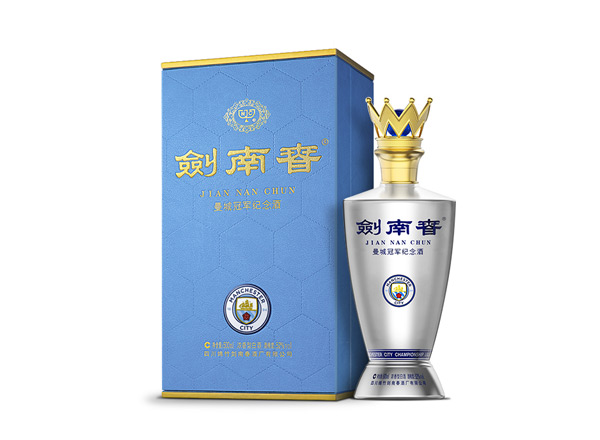宜昌剑南春曼城冠军纪念酒