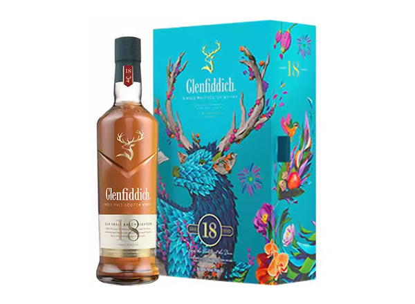 宜昌格兰菲迪回收格兰菲迪18年700ml春节礼盒装Glenfiddich苏格兰威士忌