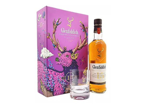 宜昌收购格兰菲迪15年威士忌福鹿礼盒装Glenfiddich苏格兰威士忌700ml上门回收行情价格