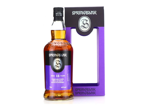 宜昌Springbank云顶18年威士忌回收云顶威士忌洋酒700ml