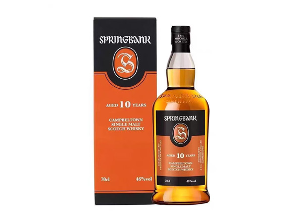 宜昌收购云顶10年威士忌SpringBank云顶10年700ml回收洋酒行货