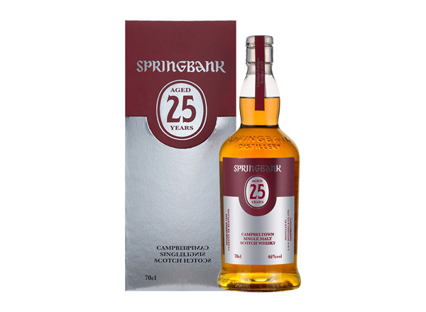 宜昌云顶25年回收云顶威士忌SpringBank 46度坎贝尔镇苏格兰单一麦芽700m进口洋酒威士忌
