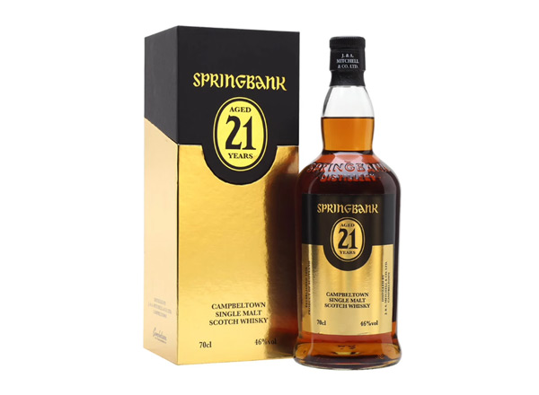 宜昌SpringBank云顶21年威士忌回收苏格兰单一麦芽威士忌700ml进口洋酒收购