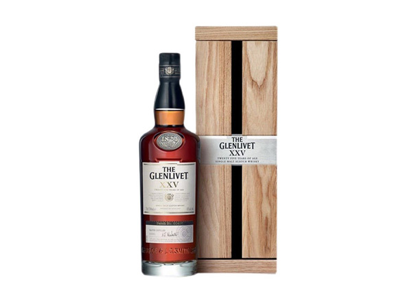 宜昌格兰威特威士忌回收格兰威特25年陈酿威士忌The Glenlivet XXV洋酒上门收购行情价格