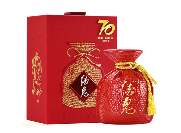 宜昌回收酒鬼酒红坛70纪念酒1949-2019年收藏酒54度700ml上门收购行情价格
