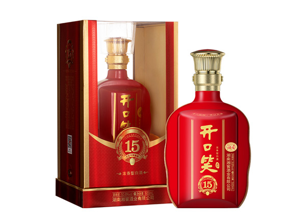 宜昌湘窖开口笑15陈酿16回收开口笑酒十五年陈酿酒开口笑15大喜版上门收购价格高