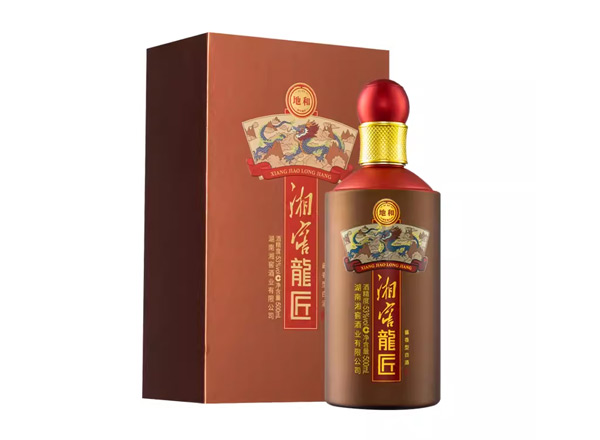 宜昌湘窖龍匠地和回收湘窖酒龙匠酱香型53度500ml礼盒装