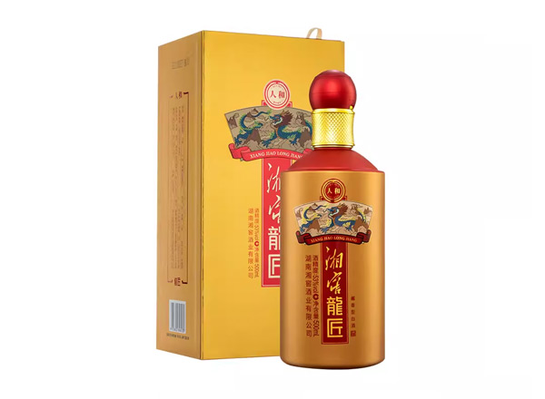 宜昌回收湘窖龍匠人和酱香型白酒53度500ml礼盒湘窖酒龙匠人和收购