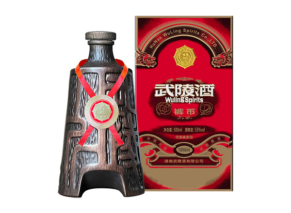 宜昌回收武陵酒裤币53度酱香型白酒500ml/1L礼盒装裤币武陵酒收购