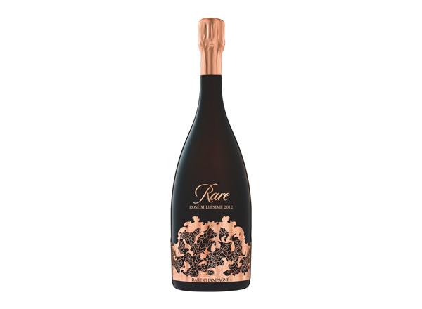 宜昌白雪香槟回收稀露香槟黑钻年份桃红香槟Rare Rose（礼盒装）