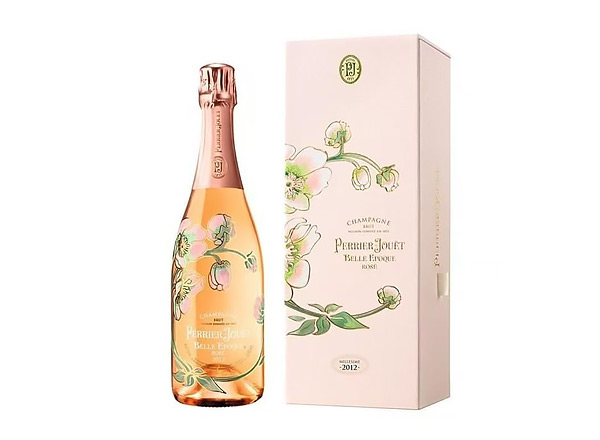 宜昌回收巴黎之花美丽时光桃红年份香槟礼盒装Perrier-Jouët Belle Epoque Rosé