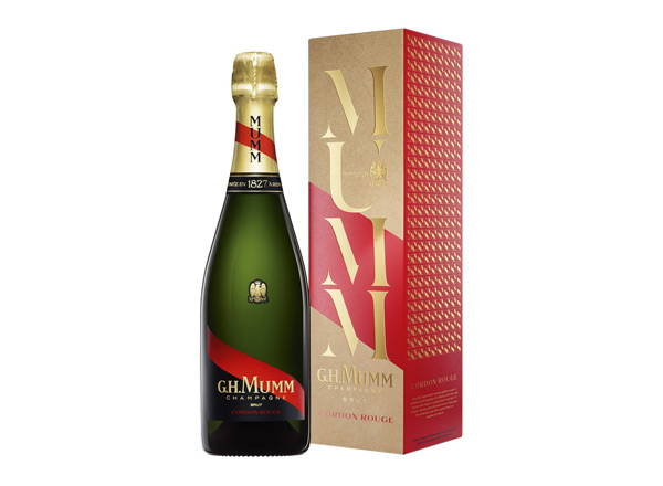 宜昌玛姆香槟回收风尚版玛姆红带香槟起泡酒G.H. Mumm Cordon Rouge Brut